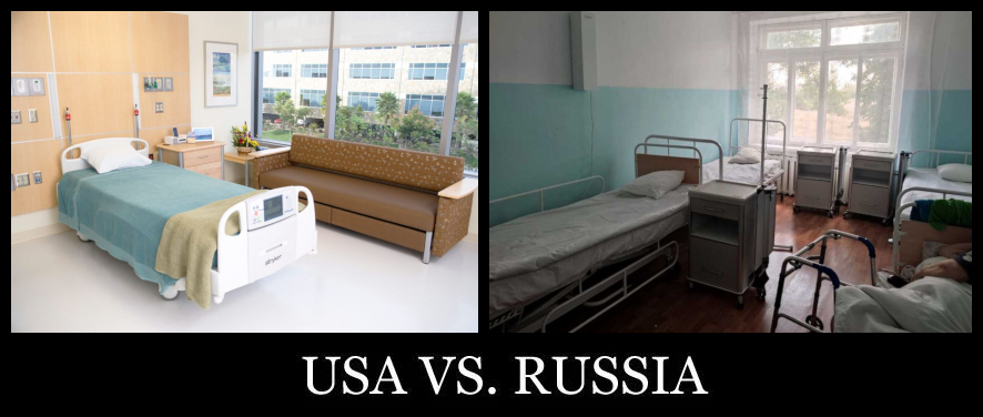 USA vs Russia (hospital)